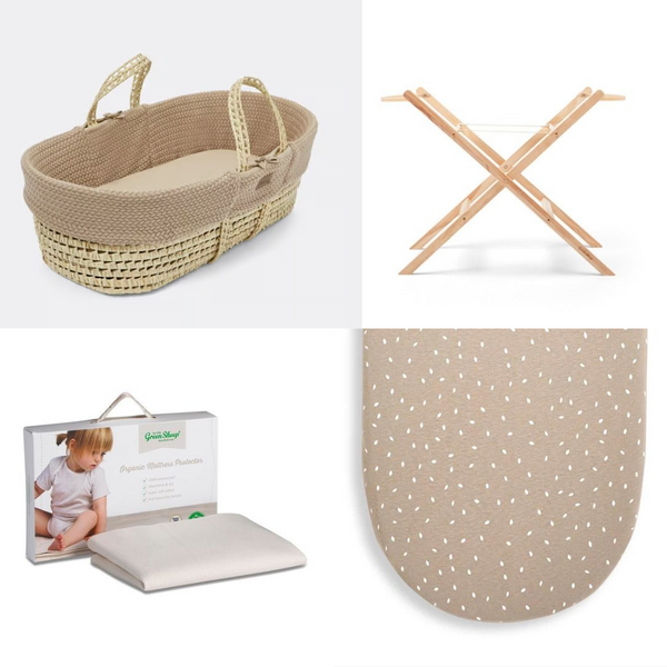 LGS 5 Piece Moses Basket Bundle