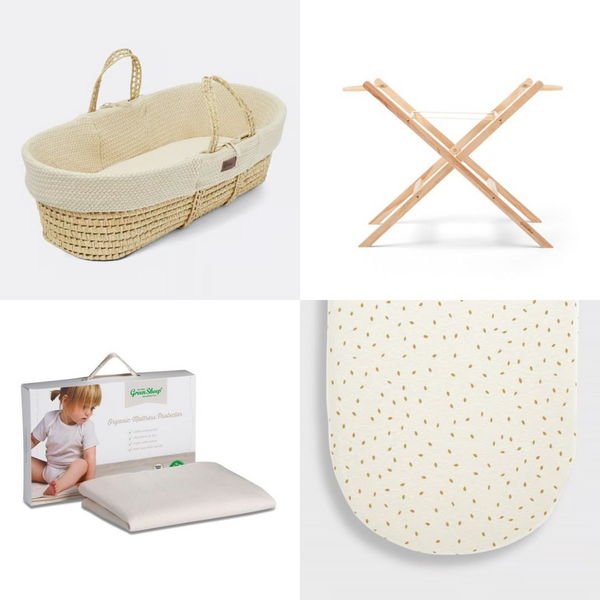 LGS 5 Piece Moses Basket Bundle