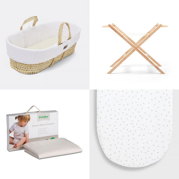 LGS 5 Piece Moses Basket Bundle