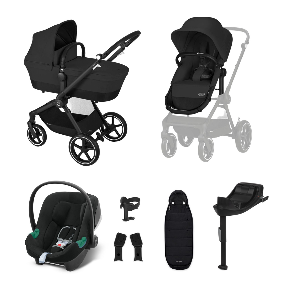 cybex eos lux 2-in-1 stroller Cybex EOS LUX 2in1 Bundle with Aton B2 Car Seat and Base – Finney's Pram and Nursery Specialist (Finneys Pram Ltd)