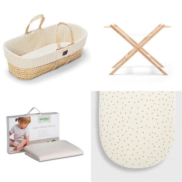 LGS 5 Piece Moses Basket Bundle