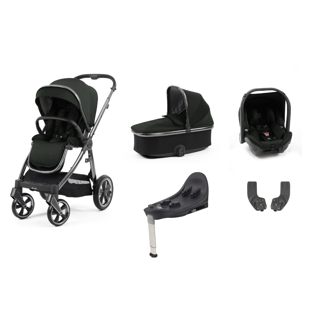 Oyster3 Travel System Black Olive Finney s Pram and Nursery Specialist Finneys Pram Ltd