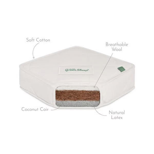 LGS Twist Natural  Cot / Cot Bed Mattress