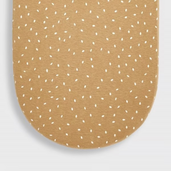 LGS Fitted Sheet Honey Moses Basket