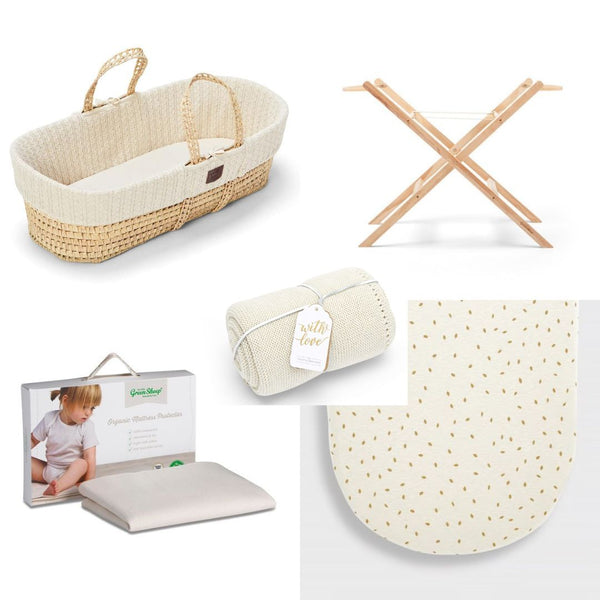 LGS 6 Piece Moses Basket Bundle