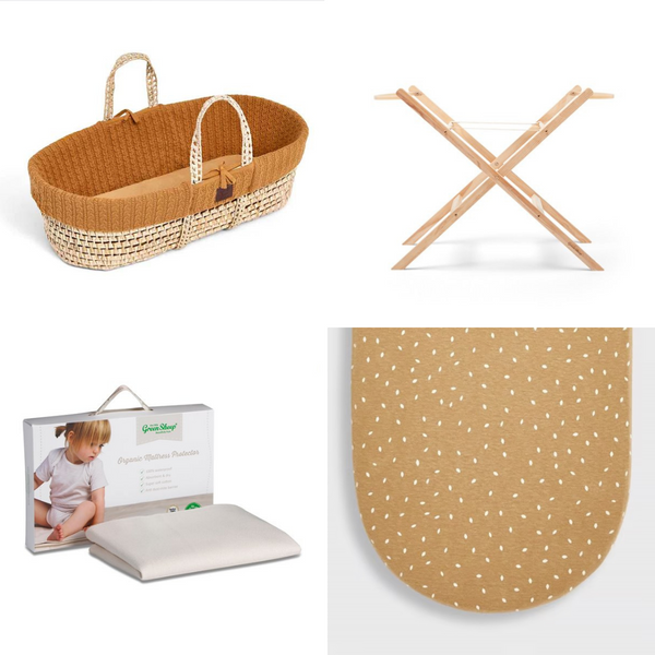 LGS 5 Piece Moses Basket Bundle