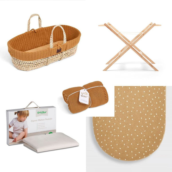 LGS 6 Piece Moses Basket Bundle
