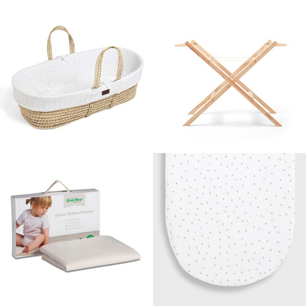 LGS 5 Piece Moses Basket Bundle