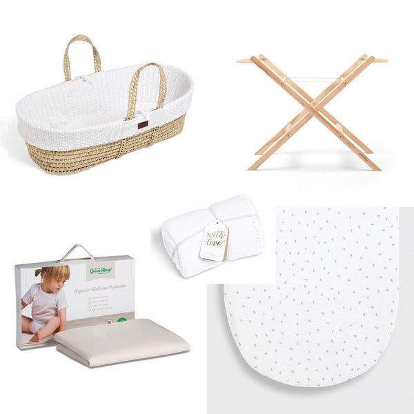 LGS 6 Piece Moses Basket Bundle
