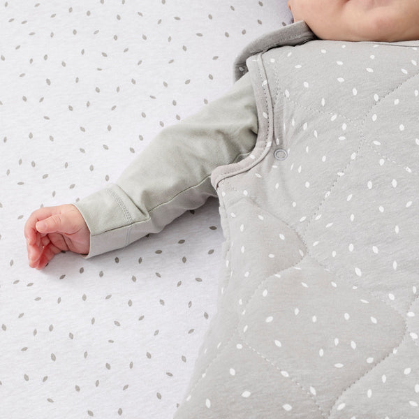 LGS Organic Sleeping Bag Dove Rice 6-18mts 2.5Tog