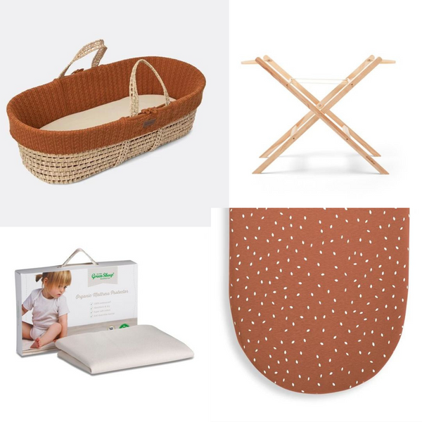 LGS 5 Piece Moses Basket Bundle