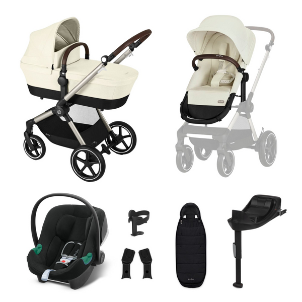 Cybex EOS LUX 2in1 Bundle with Aton B2 Car Seat and Base