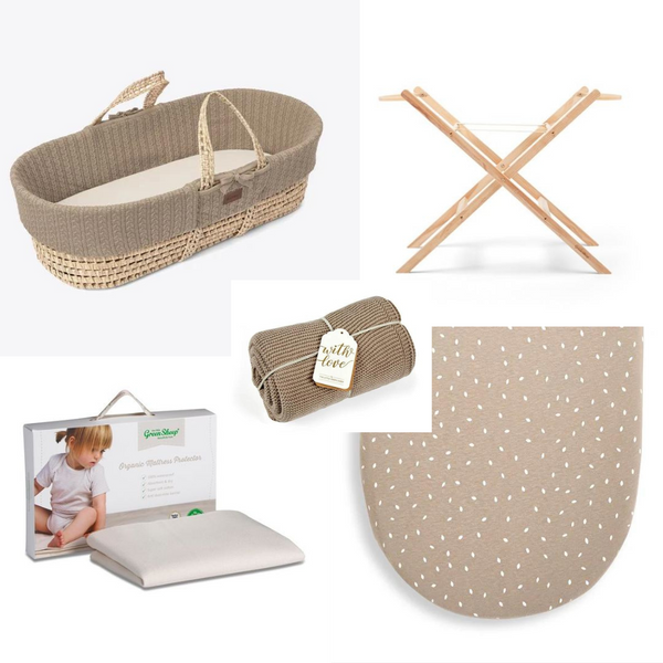 LGS 6 Piece Moses Basket Bundle