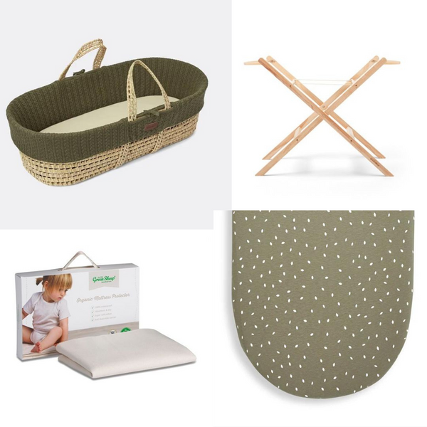LGS 5 Piece Moses Basket Bundle