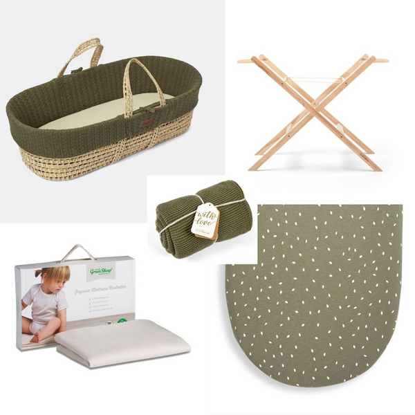 LGS 6 Piece Moses Basket Bundle