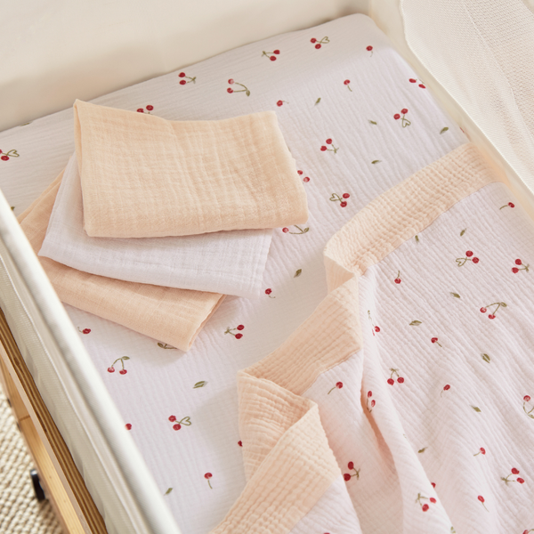 CuddleCo Universal Crib Co-Sleeper Bedding Set