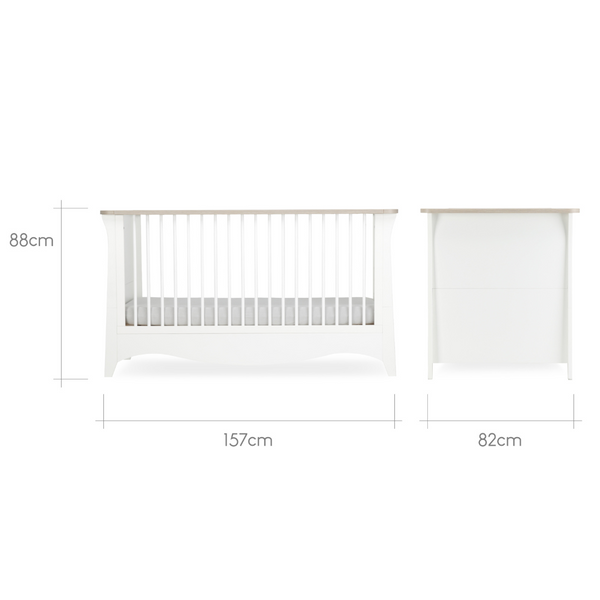 Clara Furniture Set - White & Ash