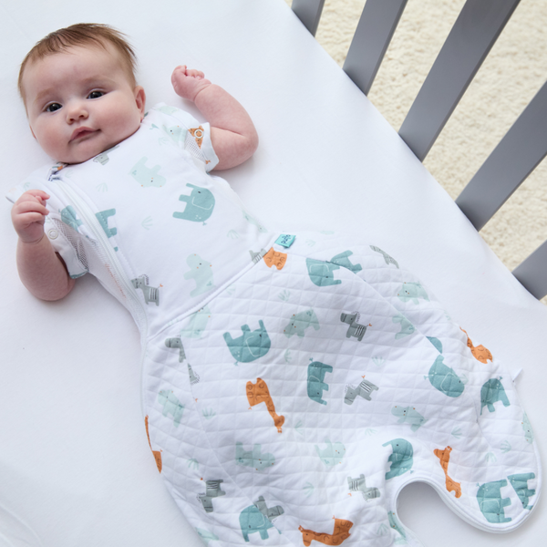 Purflo Swaddle to Sleep - Animal Safari