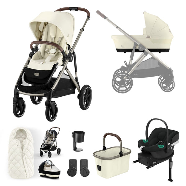 Cybex Gazelle S 9 Piece Bundle with Aton Car Seat and Base