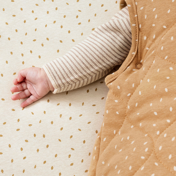 LGS Organic Sleeping Bag Honey Rice 0-6mts 2.5Tog