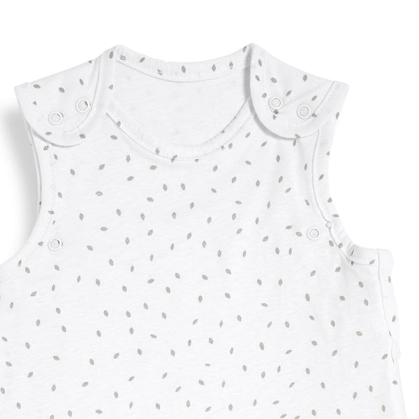 LGS Organic Sleeping Bag White Rice 0-6mts 2.5Tog