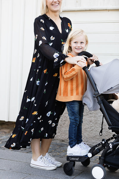 Lascal Maxi Plus Buggyboard plus Red Saddle