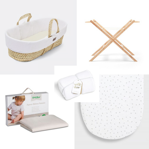 LGS 6 Piece Moses Basket Bundle