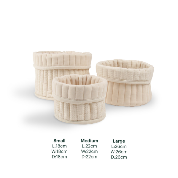 CuddleCo Storage Baskets - 3 Pack