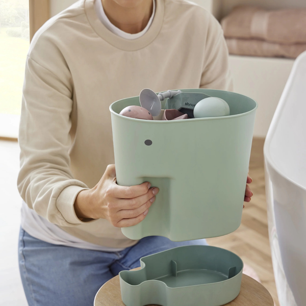 Shnuggle Ellie Bath Toy Drying Caddy | Eco-Friendly & Hygienic Bath Toy Storage