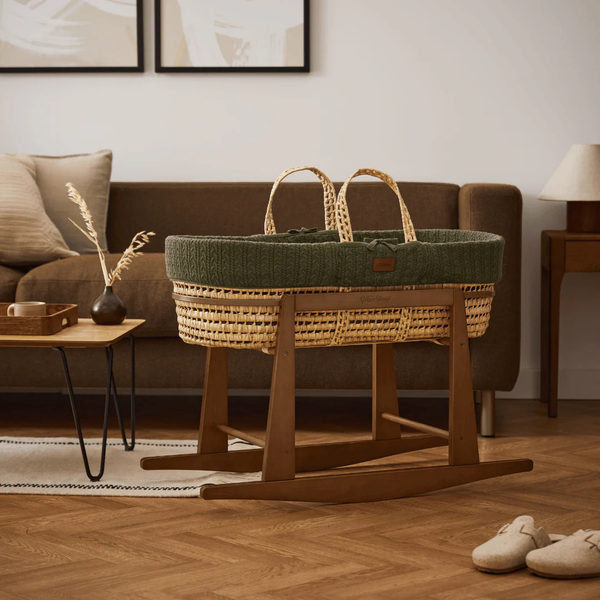 LGS Knitted Moses Basket and Stand