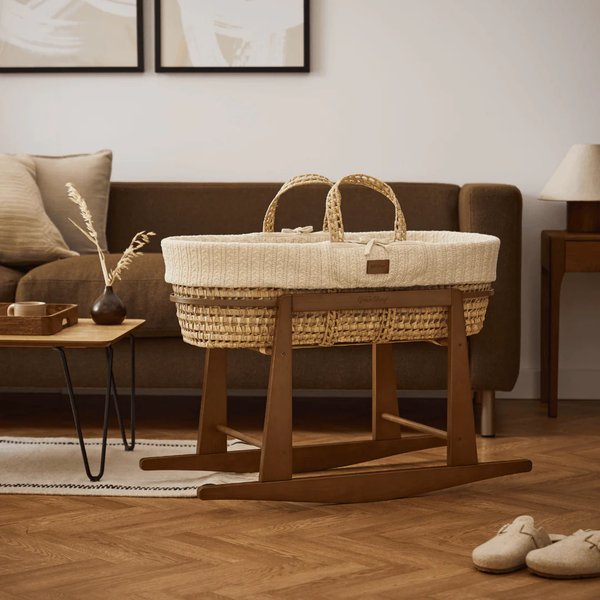 LGS Knitted Moses Basket and Stand