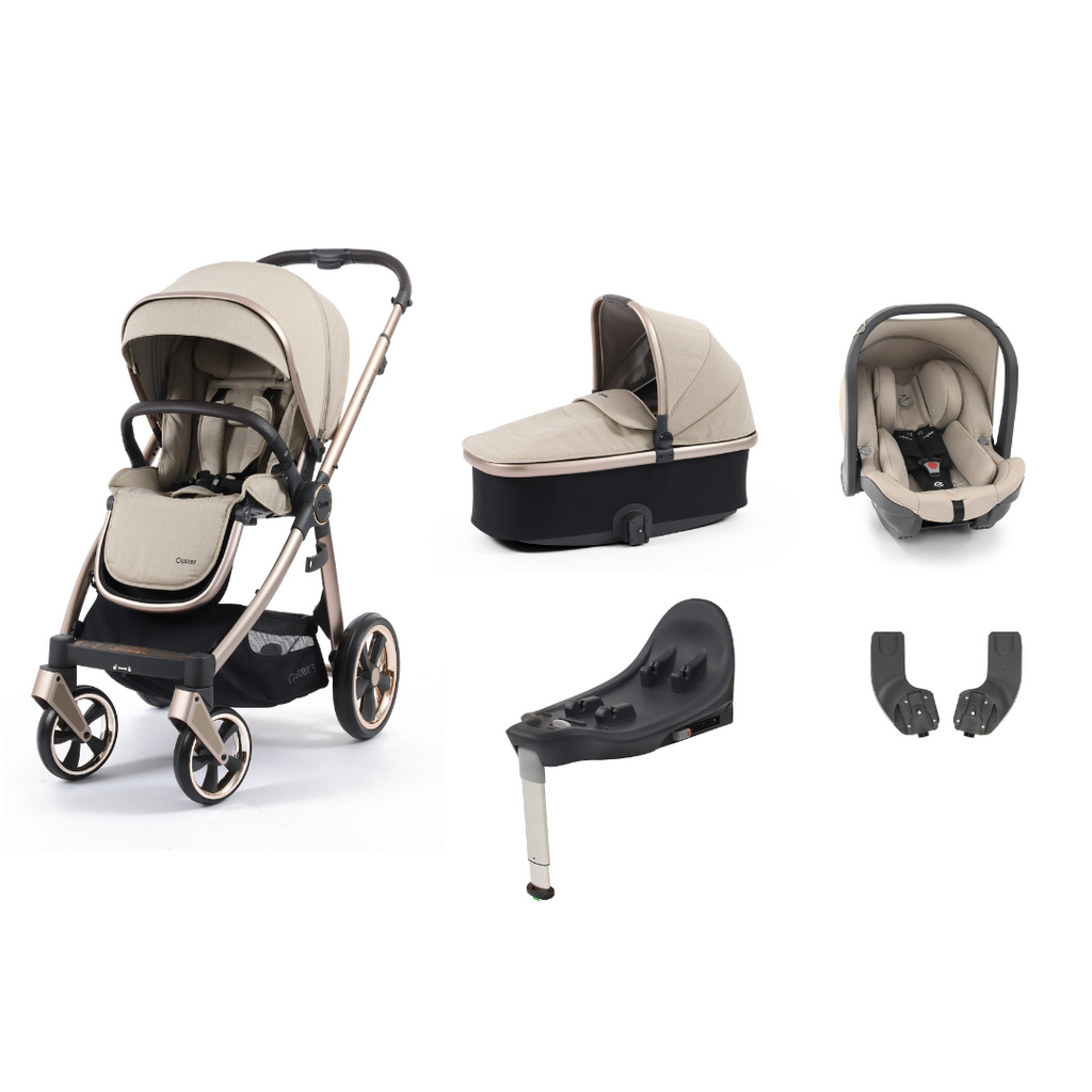 Oyster3 Travel System Creme Brulee Finney s Pram and Nursery Specialist Finneys Pram Ltd