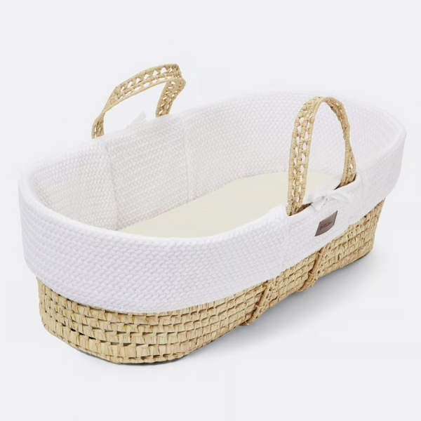 LGS Wheat Knitted Moses Basket and Stand