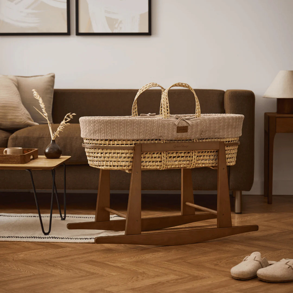 LGS Knitted Moses Basket and Stand