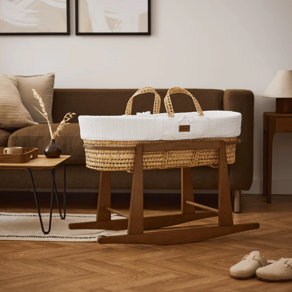 LGS Knitted Moses Basket and Stand