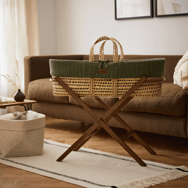 LGS Knitted Moses Basket and Stand