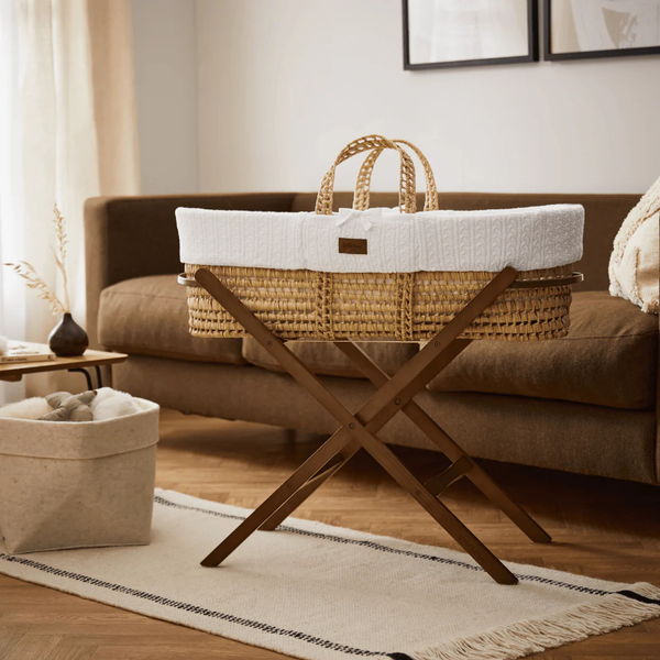 LGS Knitted Moses Basket and Stand