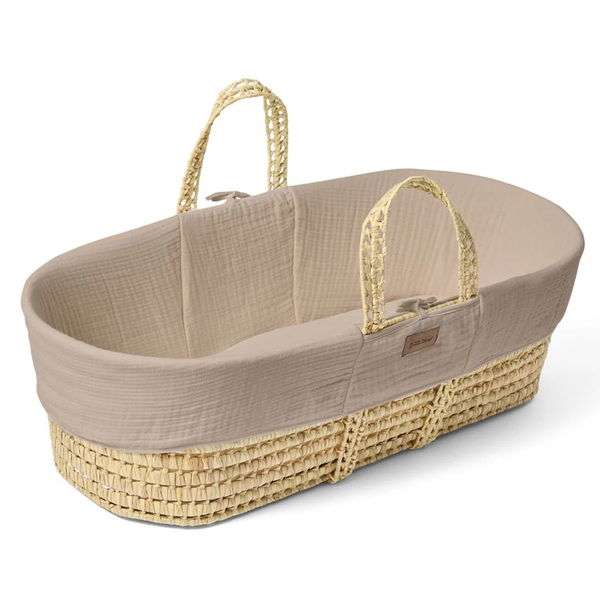 LGS Cotton Muslin Moses Basket Truffle