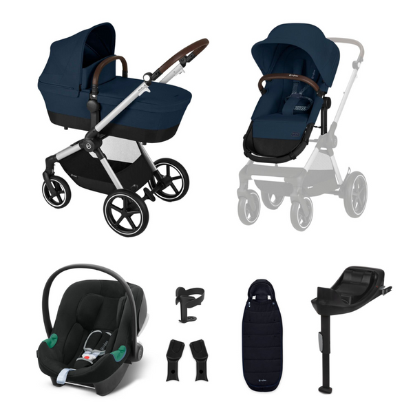 Cybex EOS LUX 2in1 Bundle with Aton B2 Car Seat and Base