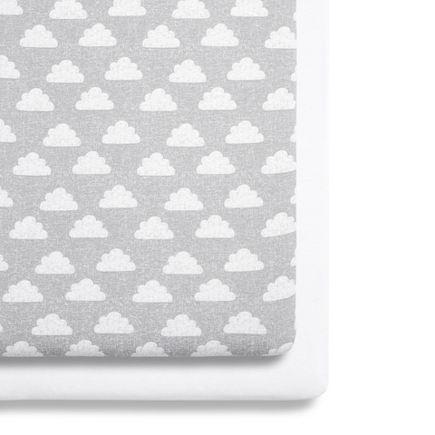 Snuz Twin Pack Sheets Cotbed