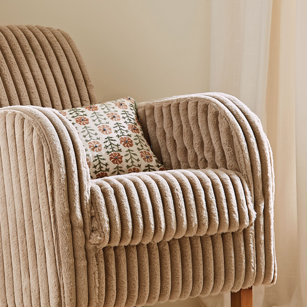 CuddleCo Etta Nursing Chair Faux Fur Mink