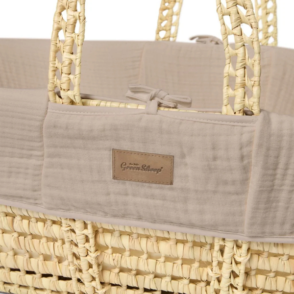LGS Cotton Muslin Moses Basket Truffle
