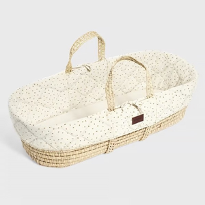 LGS Natural Quilted Moses Basket Linen