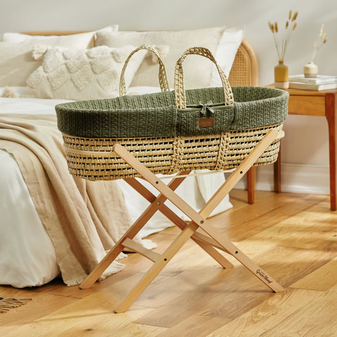 LGS Knitted Moses Basket and Stand