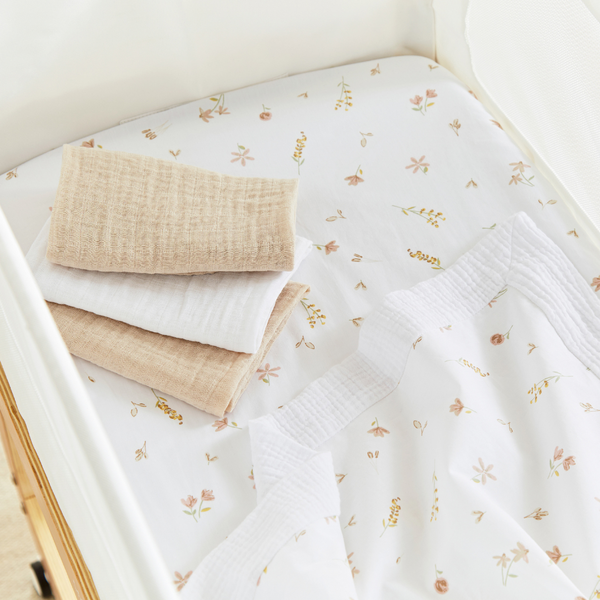 CuddleCo Universal Crib Co-Sleeper Bedding Set