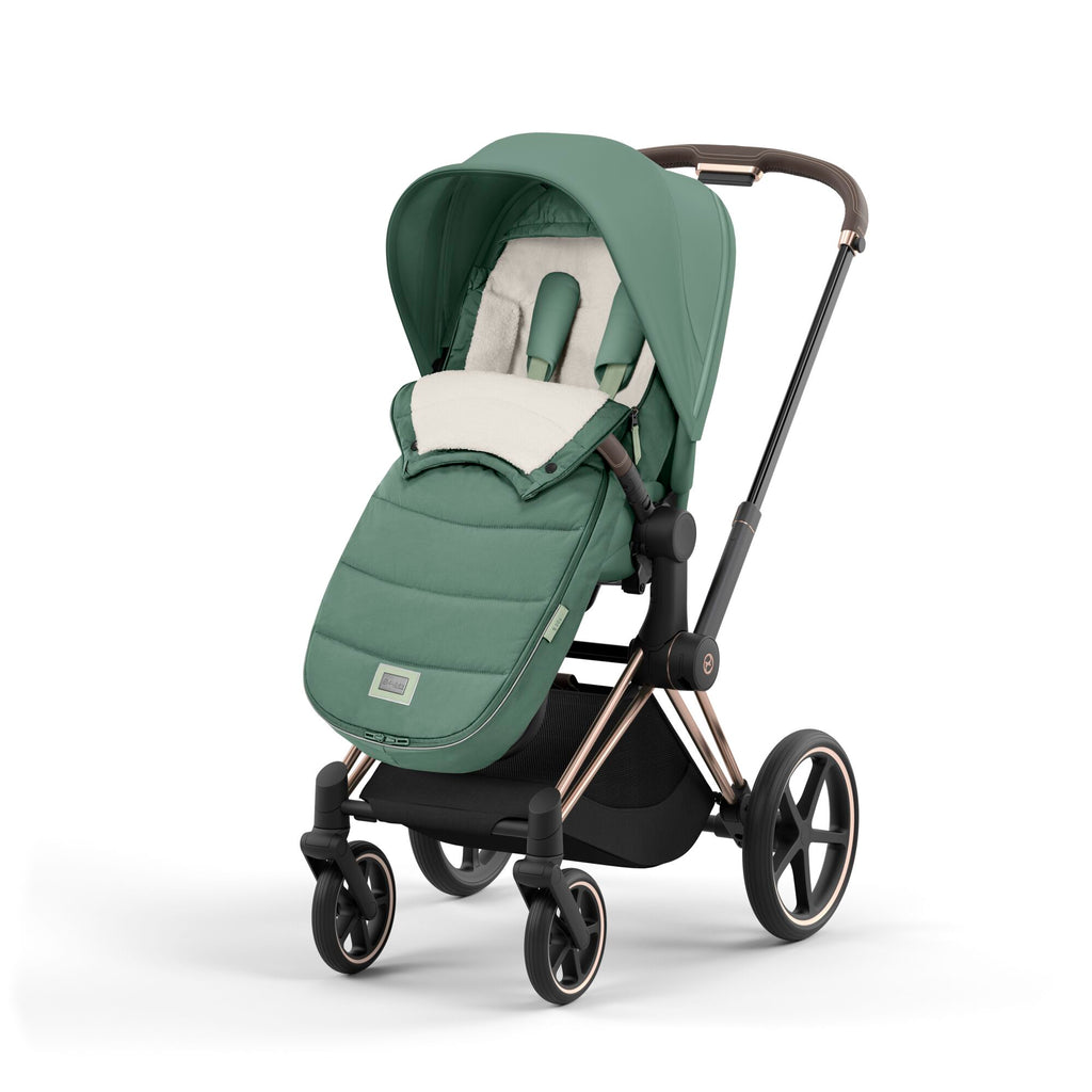 cybex leaf green Cybex Platinum Footmuff Leaf Green – Finney's Pram and Nursery Specialist (Finneys Pram Ltd)