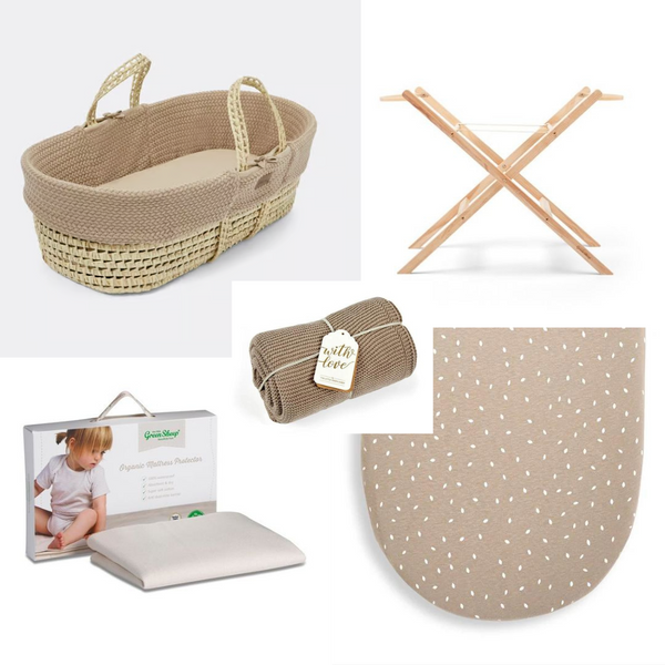 LGS 6 Piece Moses Basket Bundle