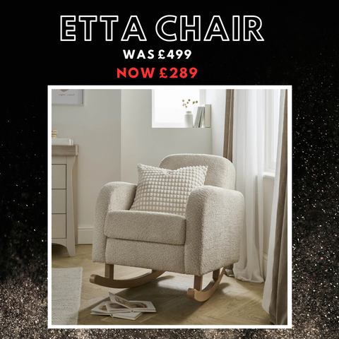 Black November CuddleCo Etta Chair - Boucle Mushroom