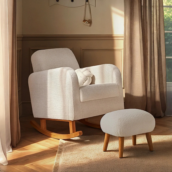 CuddleCo Etta Nursing Chair Boucle Mushroom