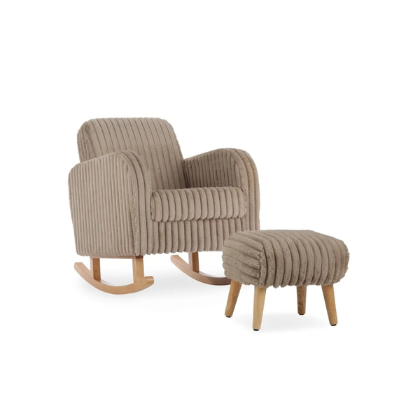 CuddleCo Etta Nursing Chair Faux Fur Mink